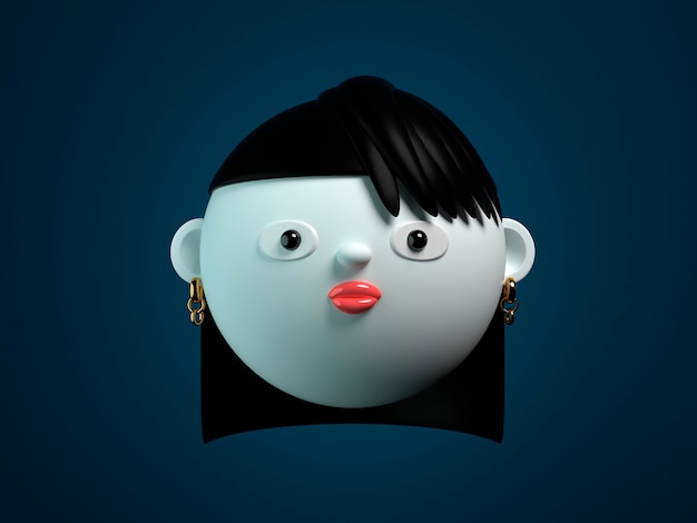 3D-weergave van zoomoproep avatar