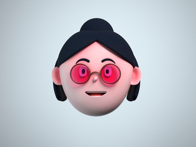 3D-weergave van zoomoproep avatar