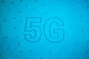 Gratis foto 5g moderne technische achtergrond