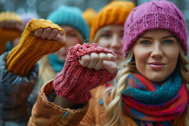 Gratis foto 8 miljoen vrouwen staken