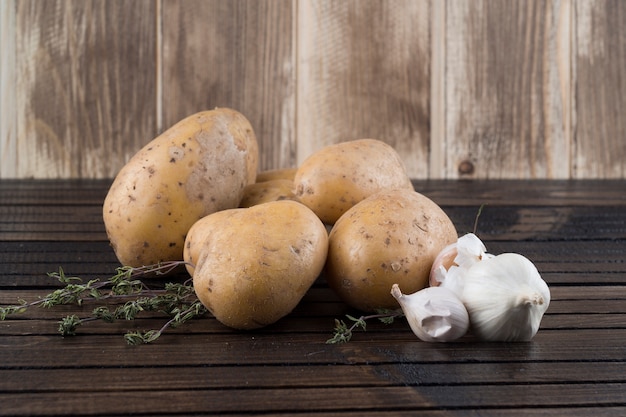 Aardappel en knoflook