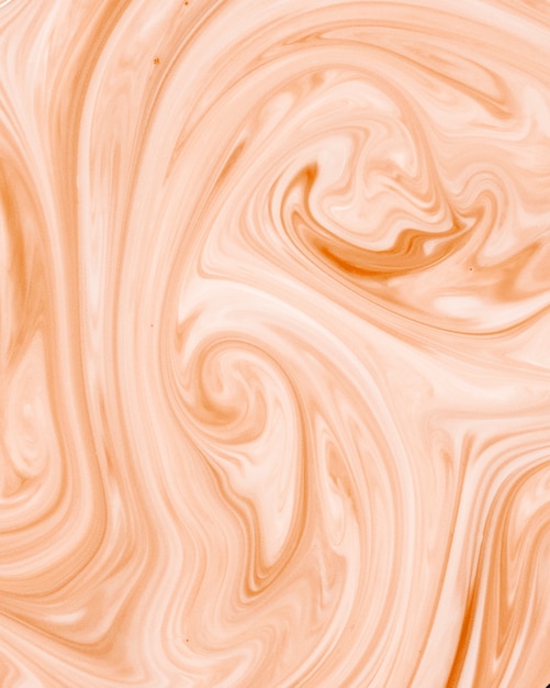 Abstract fractal wit en oranje golvend textuurpatroon