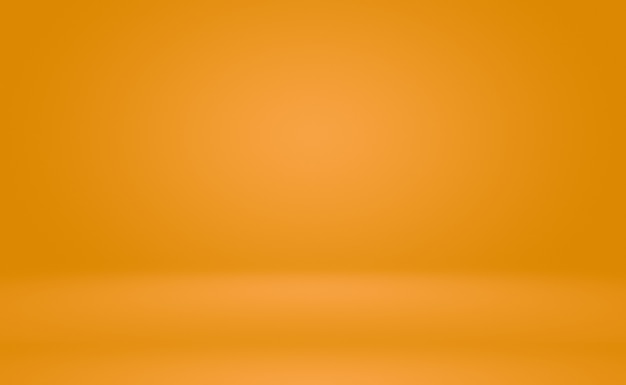 Abstract oranje achtergrond lay-out designstudioroom websjabloon bedrijfsrapport met vloeiende cirkel g...