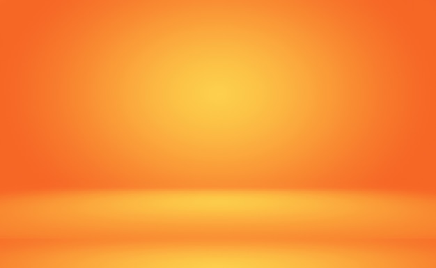 Abstract oranje achtergrond lay-out designstudioroom websjabloon bedrijfsrapport met vloeiende cirkel g...