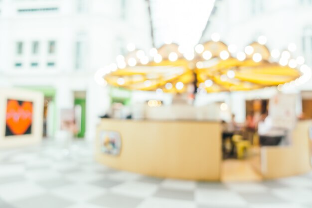 Abstract vervagen en winkel winkelcentrum defocused