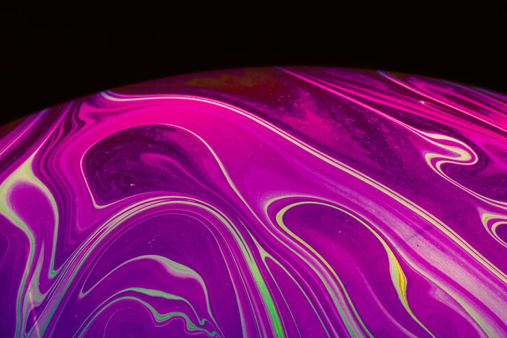 Gratis Foto abstracte achtergrond met fel roze bol