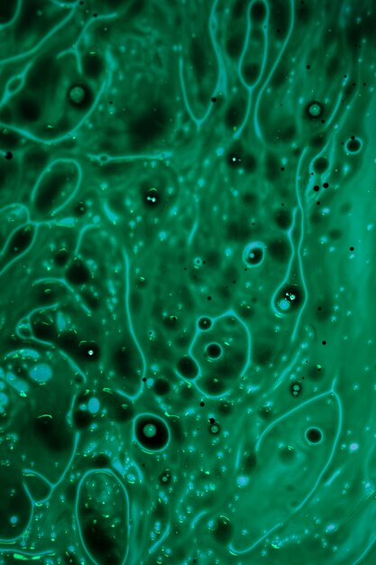 Abstracte digitale groene verbindingen in olie