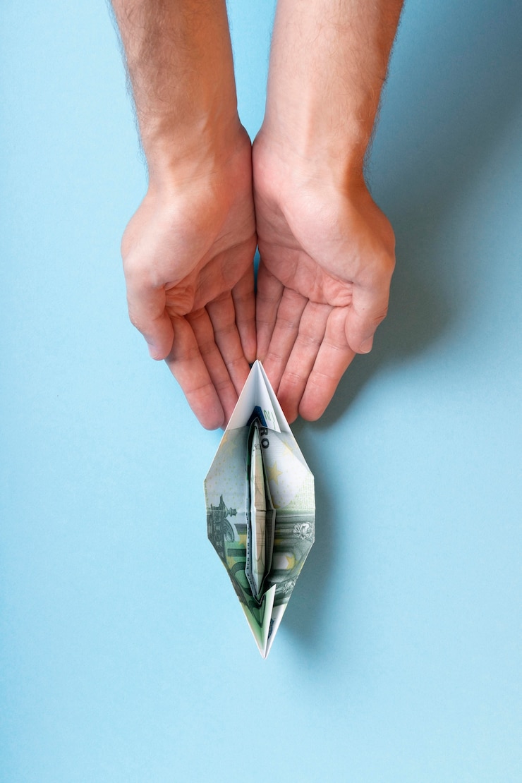 Gratis Foto abstracte financiële vrijheid stilleven assortiment