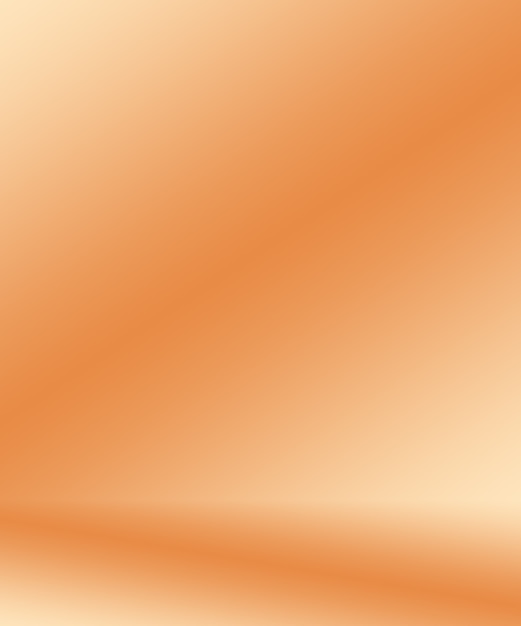 Abstracte gladde oranje achtergrond lay-out designstudioroom websjabloon bedrijfsrapport met vloeiende c...