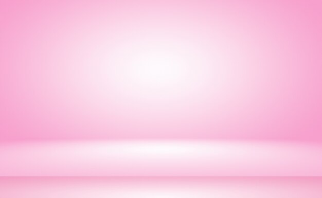 Abstracte lege gladde licht roze studio kamer achtergrond, gebruik als montage voor productweergave, banner, sjabloon.