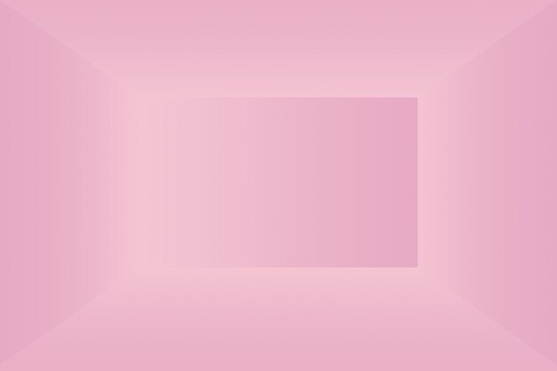 Abstracte lege gladde licht roze studio kamer achtergrond, gebruik als montage voor productweergave, banner, sjabloon.