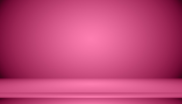 Abstracte lege gladde licht roze studio kamer achtergrond, gebruik als montage voor productweergave, banner, sjabloon.