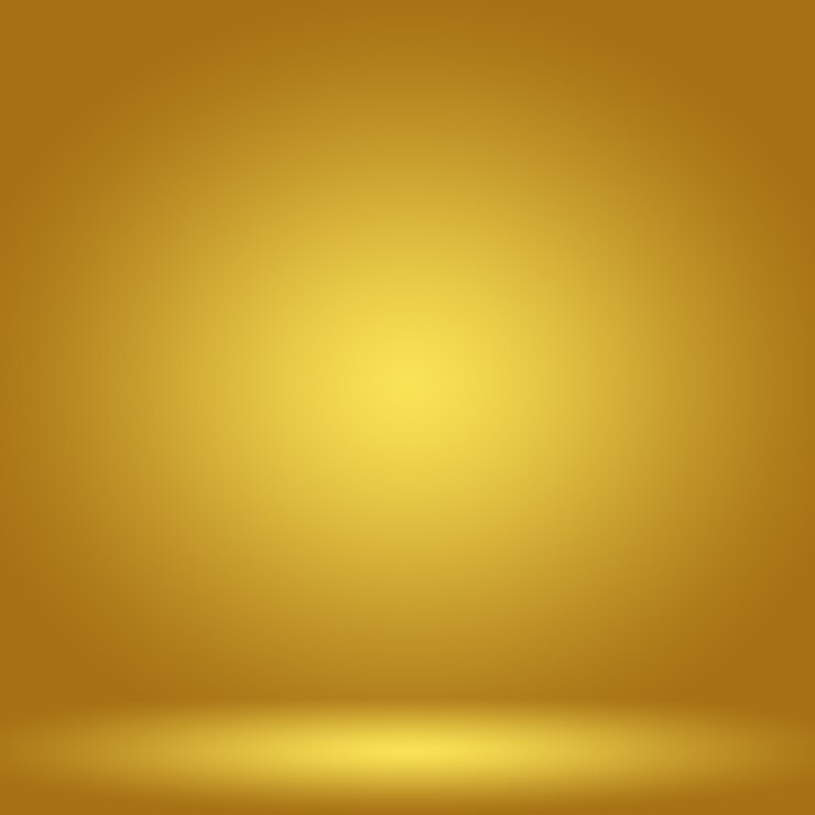 Gratis Foto abstracte luxe goudgele gradiënt studiomuur goed te gebruiken als achtergrondlayoutbanner en productpres...