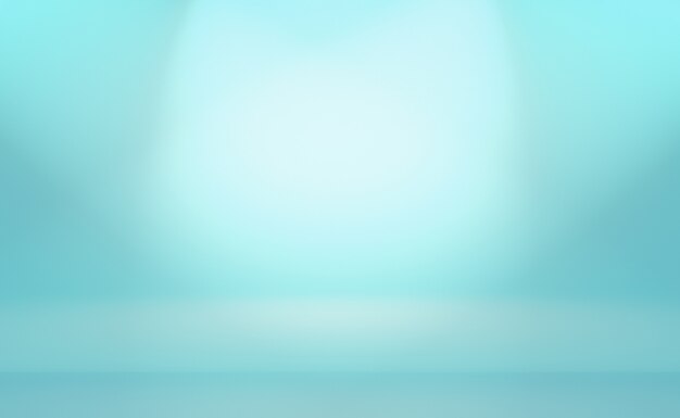 Abstracte luxe gradiënt blauwe achtergrond. Glad donkerblauw met zwart vignet Studio Banner.