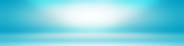 Abstracte luxe gradiënt blauwe achtergrond. Glad donkerblauw met zwart vignet Studio Banner.