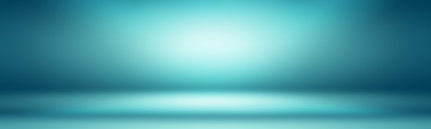 Abstracte luxe gradiënt blauwe achtergrond glad donkerblauw met zwarte vignet studio banner