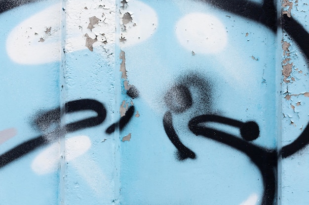 Gratis foto abstracte muurschildering graffiti achtergrond