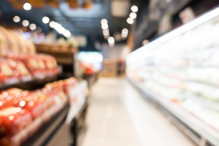 Gratis Foto abstracte onduidelijk beeldsupermarkt in warenhuis
