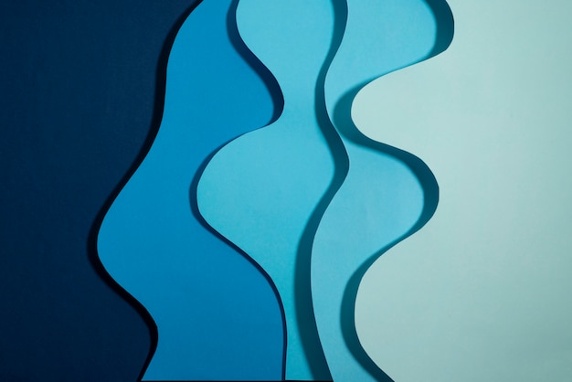 Gratis foto abstracte psychedelische papercut achtergrond