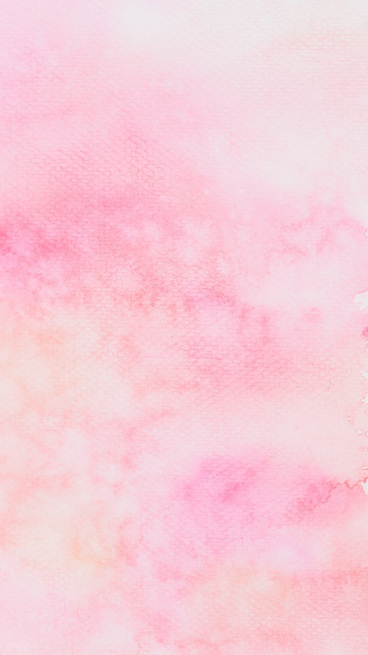 Gratis Foto abstracte roze aquarel getextureerde telefoon achtergrond