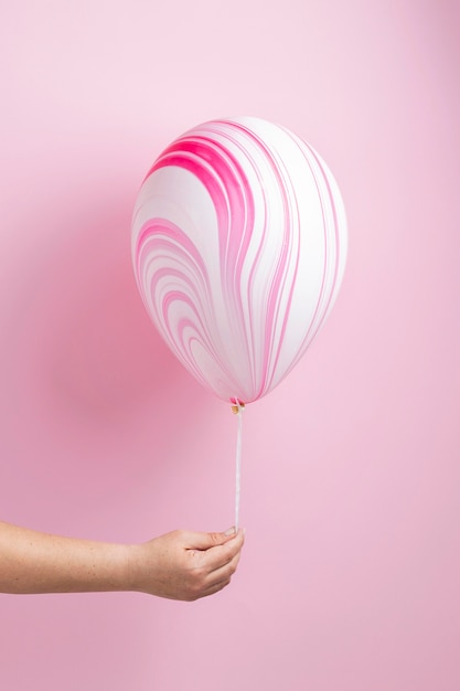 Abstracte roze feestelijke ballon
