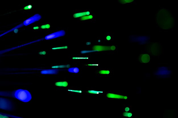 Abstracte stilleven van optische vezel