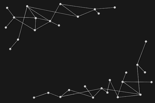 Abstracte technologie frame achtergrond, aansluitende stippen, digitaal netwerkontwerp