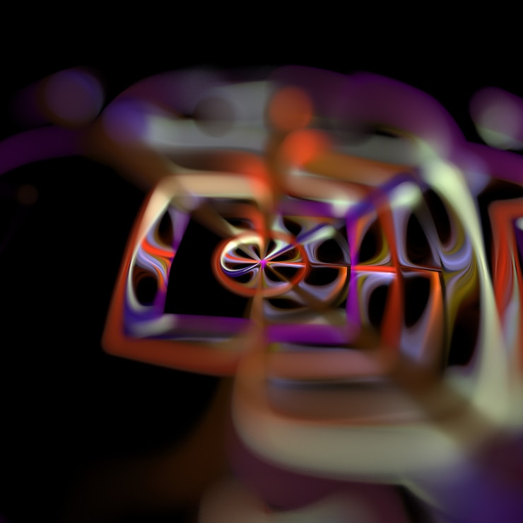 Gratis Foto abstracte vormen blauw behang