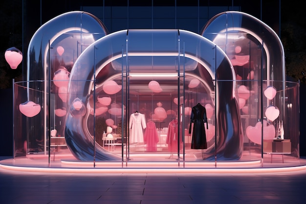 Abstracte winkel met futuristisch concept en architectuur