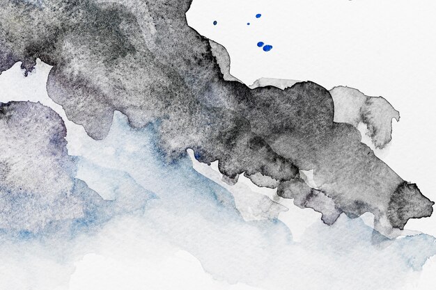 Abstracte zwarte aquarel kopie ruimte patroon achtergrond