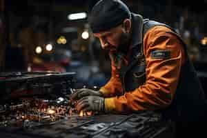 Gratis foto achtergrond van motorreparatie