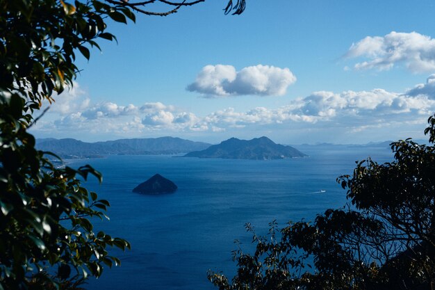 Adembenemend landschap van de beroemde historische Seto-Inland-Sea, Japan