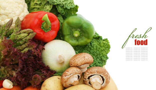 Afbeelding van verse groenten en fruit