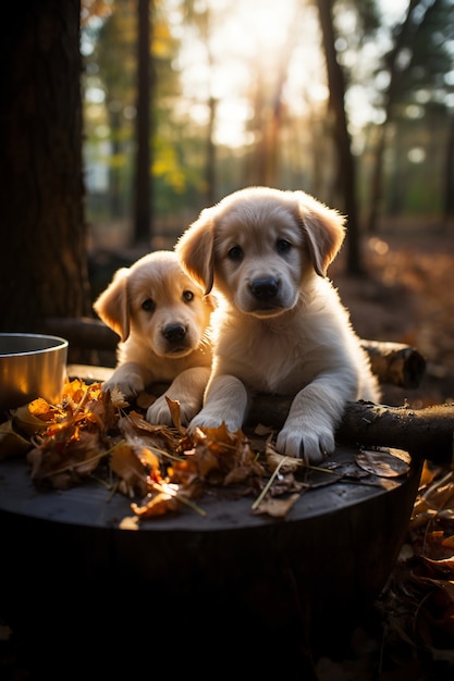 Ai gegenereerd van labrador retriever-hond