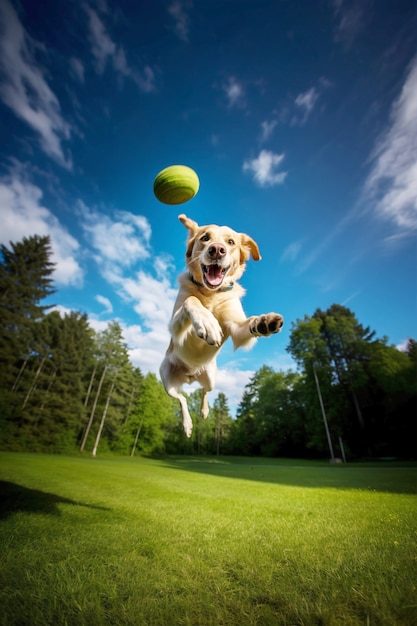 Ai gegenereerd van labrador retriever-hond