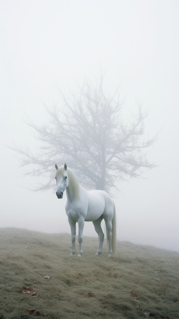 Gratis foto ai gegenereerde paarden foto