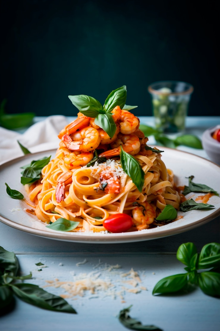 Gratis Foto ai gemaakt van pasta