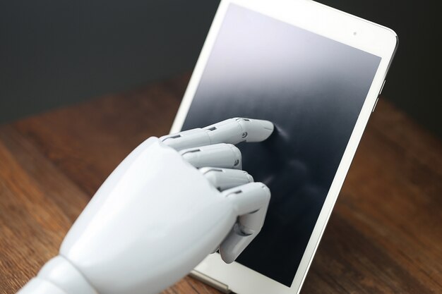 AI robot operationele tablet