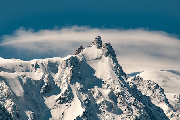 Gratis foto aiguille du midi, mont blanc-massief