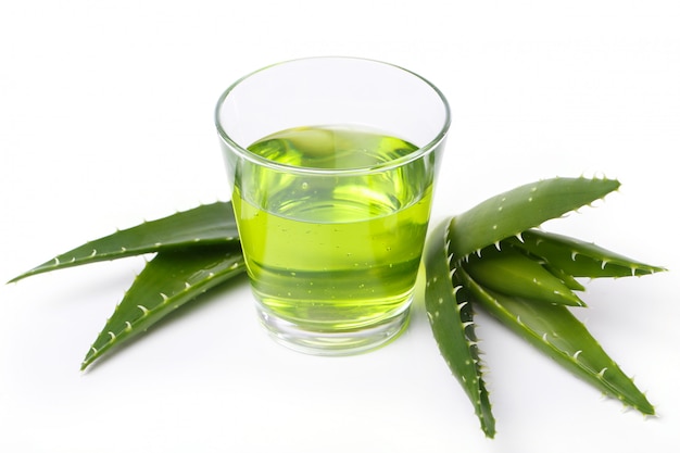 Aloevera op de tafel