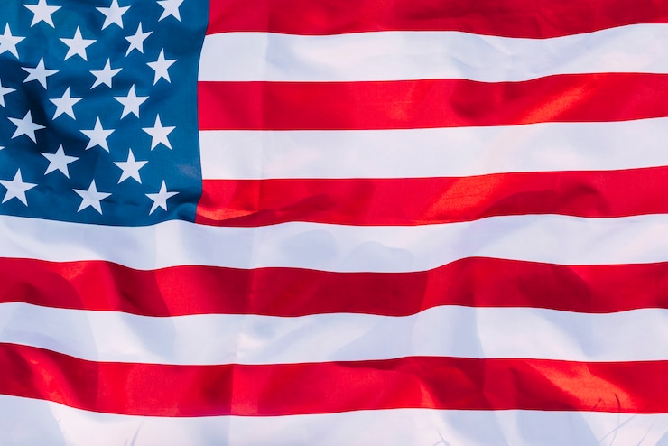 Gratis Foto amerikaanse vlag op de dag van de onafhankelijkheid
