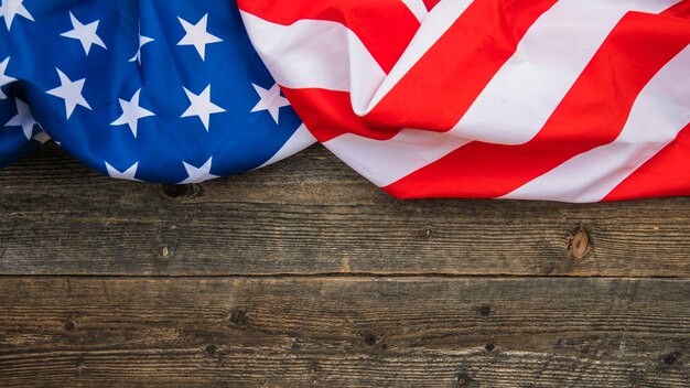 Amerikaanse vlagachtergrond met copyspace