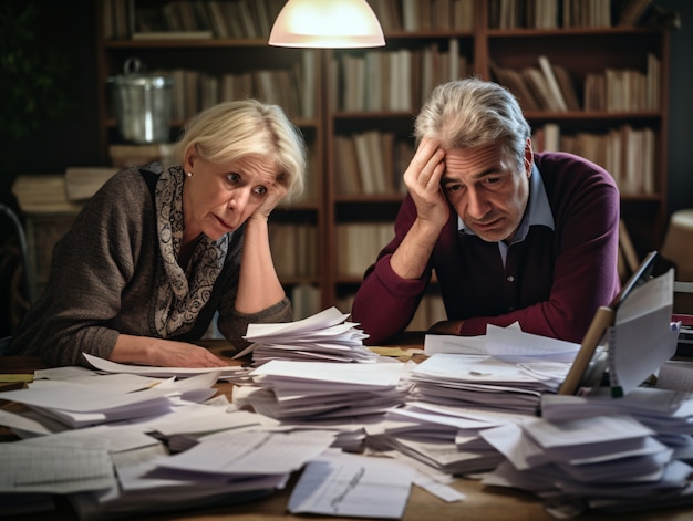 Angstverwekkende beelden met gevoelens van onbehagen en angst