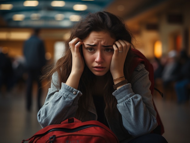 Angstverwekkende beelden met gevoelens van onbehagen en angst