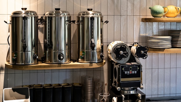 Gratis foto apparatuur voor kleine bedrijven om koffie te zetten