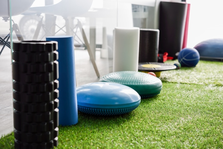 Gratis Foto apparatuur voor revalidatie in het interieur van fysiotherapie kliniek.