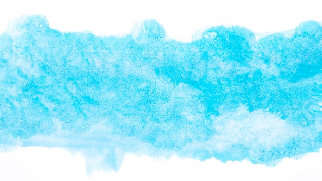 Aquarel blauw schilderij