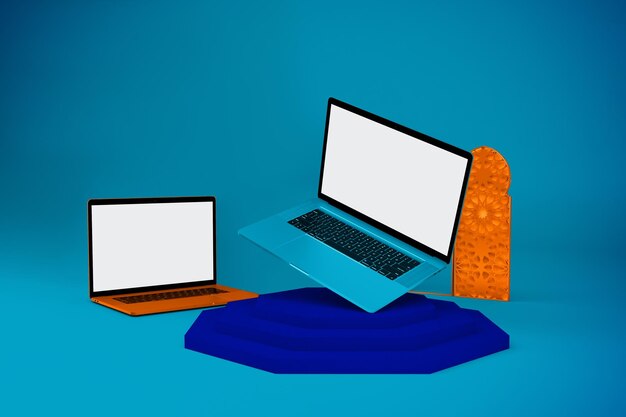 Arabische Laptops Rechterkant