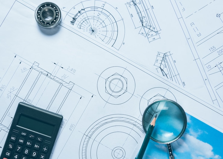 Gratis Foto architectonische blauwdrukken