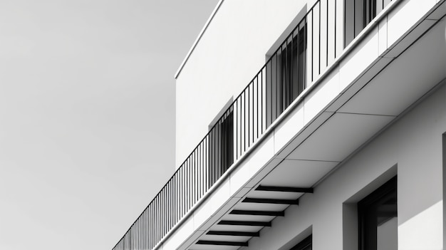 Gratis foto architecturale zwart-witte achtergrond